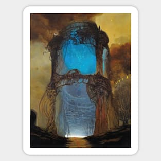 Zdzisław Beksiński - Untitled by Zdslaw Beksinski Sticker